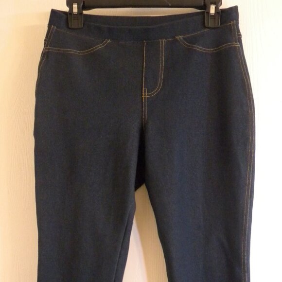 Navy Blue Jeggings Sz M - Picture 2 of 9